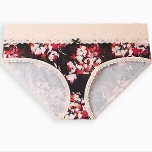 🖤Torrid Floral Cotton Hipster Panty
